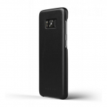 Kaitse&uuml;mbris Samsung Galaxy S8+, naturaalsest nahast, must, Mujjo