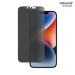 Kaitseklaas privaatsusfiltriga, Apple iPhone 14 / 13 / 13 Pro, musta &auml;&auml;rega, PanzerGlass