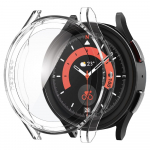 Kaitse&uuml;mbris kaitseklaasiga Thin Fit Glass, Samsung Galaxy Watch5 Pro 45mm, l&auml;bipaistev, Spigen