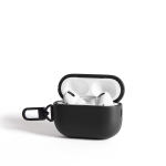 Kaitse&uuml;mbris Apple AirPods Pro 3, must, naturaalsest nahast, Mujjo