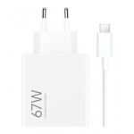 Toalaadija Xiaomi HyperCharge Combo 67W (adapter USB-A + USB-C kaabel 1m), valge