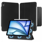 Kaitsekaaned SmartCase Magnetic, Apple iPad Air 11" (2025/2024) / iPad Air 10.9" (2022/2020), must, magnetkinnitusega, Tech-Protect