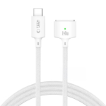 Laadimiskaabel Apple MacBook USB-C <-> MagSafe 3, 140W, 3m, valge, Tech-Protect