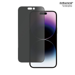 Kaitseklaas privaatsusfiltriga, Apple iPhone 14 Pro Max, musta &auml;&auml;rega, PanzerGlass