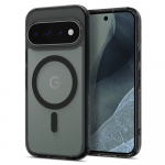 &Uuml;mbris Ultra Hybrid (MagFit), Google Pixel 11 Pro, matt l&auml;bipaistev musta &auml;&auml;re ja Qi2/MagSafe ringiga, Spigen