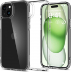 Kaitse&uuml;mbris Ultra Hybrid, Apple iPhone 15 Plus, l&auml;bipaistev, Spigen