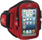 Spordikott k&auml;ele, i-35, Apple iPhone 12 mini / 13 mini / 6 / 7 / 8 / SE (2020/2022), M suurusega rihm, punane, Armpocket