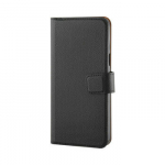 Kaitse&uuml;mbris kaanega Slim Wallet, Samsung Galaxy S9, must pruuni sisuga, Xqisit