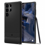 Kaitse&uuml;mbris Rugged Armor, Samsung Galaxy S23 Ultra, must, Spigen