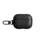 Kaitse&uuml;mbris Apple AirPods Pro (2.gen), must, naturaalsest nahast, Mujjo