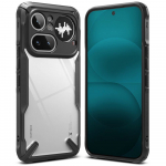 Kaitse&uuml;mbris Fusion X, Nothing Phone (4a) Pro, l&auml;bipaistev musta &auml;&auml;rega, Ringke