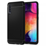 Kaitse&uuml;mbris Rugged Armor, Samsung Galaxy A50, must, Spigen