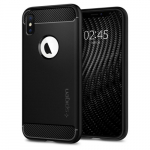 Kaitse&uuml;mbris Rugged Armor, Apple iPhone X / Xs, must, Spigen