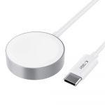 Laadimiskaabel Apple Watch USB-C, 1.2m, valge, magnetiga, Tech-Protect