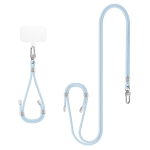 Kaelapael Crossbody Strap + k&auml;epael + kinnitusaas telefoni&uuml;mbrisele, helesinine, Spigen