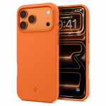 Kaitse&uuml;mbris Silicone Fit (MagFit), Apple iPhone 17 Pro, oranž, MagSafe &uuml;hilduv, Spigen
