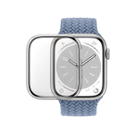 Kaitseklaas raamiga Apple Watch Series 9 / 8 / 7 (41mm), l&auml;bipaistva &auml;&auml;rega, eemaldatav, D3O, PanzerGlass