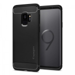 Kaitse&uuml;mbris Rugged Armor, Samsung Galaxy S9, must, Spigen