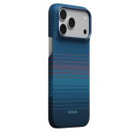 &Uuml;mbris Edge Case, Apple iPhone 18 Pro / iPhone 17 Pro, sinine - Moonrise2.0, &uuml;li&otilde;huke, MagSafe &uuml;hilduv, Pitaka