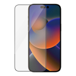 Kaitseklaas Apple iPhone 14 Pro Max, musta &auml;&auml;rega, PanzerGlass