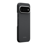 &Uuml;mbris Edge Case, Google Pixel 11 Pro XL, must/hall - Twill, &uuml;li&otilde;huke, Qi2/MagSafe &uuml;hilduv, Pitaka