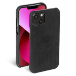 Kaitse&uuml;mbris Leather Cover, Apple iPhone 13, naturaalsest nahast, must, Krusell