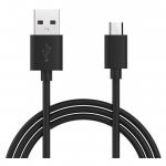 USB-kaabel MicroUSB, 1.5m, must, Samsung