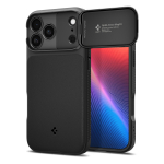 Kaitse&uuml;mbris kaamera kattega Optik Armor (MagFit), Apple iPhone 17 Pro Max, must, MagSafe &uuml;hilduv, Spigen