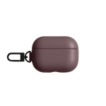 Kaitse&uuml;mbris Apple AirPods Pro 3, tumepunane, naturaalsest nahast, Mujjo