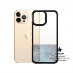 Kaitse&uuml;mbris SilverBulletCase, Apple iPhone 13 Pro Max, l&auml;bipaistev musta &auml;&auml;rega, PanzerGlass