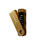 Riistvaraline kr&uuml;ptorahakott Ledger Nano S Plus, kuldne - ERIPAKKUMINE!