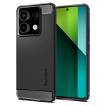 Kaitse&uuml;mbris Rugged Armor, Xiaomi Redmi Note 13 Pro 5G / Poco X6, must, Spigen