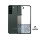 Kaitse&uuml;mbris HardCase, Samsung Galaxy S22+ 5G, l&auml;bipaistev musta &auml;&auml;rega, PanzerGlass
