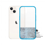 Kaitse&uuml;mbris ClearCaseColor, Apple iPhone 13, klaasist tagak&uuml;ljega, sinine / l&auml;bipaistev, PanzerGlass
