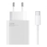 Toalaadija Xiaomi HyperCharge Combo 120W (adapter USB-A + USB-C kaabel 1m), valge