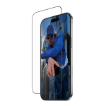 Kiirpaigaldusega kaitseklaas Apple iPhone 17 Air, musta &auml;&auml;rega, Ultra-Wide Fit, PanzerGlass