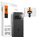 Tagakaamerate kaitseklaas EZ Fit Optik, Google Pixel 9 Pro, komplektis 2tk, l&auml;bipaistev, Spigen