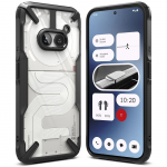 Kaitse&uuml;mbris Fusion X, Nothing Phone (2a) / Nothing Phone (2a) Plus, l&auml;bipaistev musta &auml;&auml;rega, Ringke