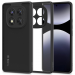 Kaitse&uuml;mbris Magmat, Xiaomi Redmi Note 14 Pro 5G / Poco X7, matt l&auml;bipaistev musta &auml;&auml;rega, Tech-Protect