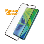 Ekraanikaitseklaas Xiaomi Mi Note 10 / Note 10 Pro / Note 10 Lite, &uuml;mbrises&otilde;bralik, musta &auml;&auml;rega, PanzerGlass