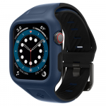 Kaitse&uuml;mbris Liquid Air Pro, Apple Watch SE (2022) / SE / Series 6 / 5 / 4 (44mm), koos kellarihmaga, sinine, Spigen