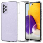 Kaitse&uuml;mbris Liquid Crystal Glitter, Samsung Galaxy A72, l&auml;bipaistev, s&auml;delusega, Spigen