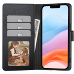 Kaitse&uuml;mbris kaanega Wallet, Xiaomi Redmi 15 5G / Redmi 15 4G, must, Tech-Protect