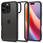 Kaitse&uuml;mbris Ultra Hybrid, Apple iPhone 16 Pro, l&auml;bipaistev musta &auml;&auml;rega, Spigen