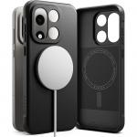 Kaitse&uuml;mbris Onyx Magnetic, OnePlus 15, must, Qi2/MagSafe &uuml;hilduv, Ringke