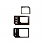 SIM-kaardi adapterite komplekt, Nano -> Micro, Nano -> SIM, Micro -> SIM, n&otilde;el, Xqisit