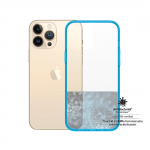 Kaitse&uuml;mbris ClearCaseColor, Apple iPhone 13 Pro Max, klaasist tagak&uuml;ljega, sinine / l&auml;bipaistev, PanzerGlass