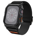 Kaitse&uuml;mbris kellarihmaga Lite Fit Pro, Apple Watch Series 10 (46mm), must, Spigen