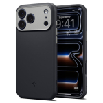 &Uuml;mbris Nano Pop (MagFit), Apple iPhone 18 Pro Max / iPhone 17 Pro Max, must halliga, MagSafe &uuml;hilduv, Spigen