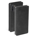 Kaitse&uuml;mbris kaanega Sunne PhoneWallet, Samsung Galaxy Note10, naturaalsest nahast, must, Krusell
